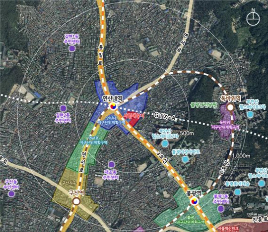 은평구 불광동 도시정비형 재개발구역 위치도. <서울세 제공>